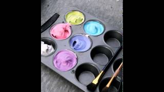 Cool Whip Edible DIY Paint