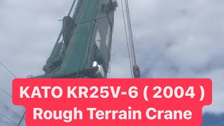 KATO KR25V-6 ( 2004 ) - Rough Terrain Crane