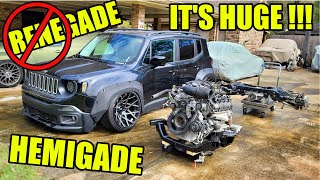 HEMI SWAP Jeep Renegade pt. 3 Fixing the Damage