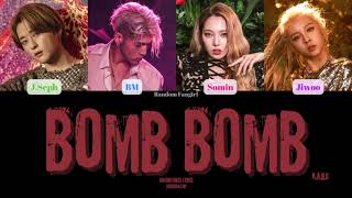 [REUPLOAD] K.A.R.D (카드) - BOMB BOMB (밤밤) [Colour Coded Lyrics Han/Rom/Eng]