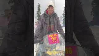 Kashmir Gulmarg | Snow Bike Ride and Skiing #shorts #shortvideo  #snowbiking #skiing #jayandjezz