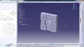 Catia V5 tuto | Part Design | Practice 4 HD for beginners