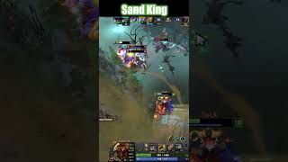 2 Level In 24 Seconds Sand King Likes this Very Much #dota2 #dota2highlights #rampage