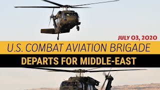 28th Expeditionary Combat Aviation Brigade departs for middle east