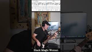 Santana - Black Magic Woman - Bass Cover with Tabs