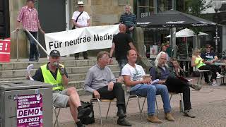 Grundrechte Osnabrück 6. August 2022 Podiumsdiskussion "Platz der Deutschen Einheit"