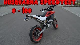 Husqvarna sm 125 Acceleration 0-100km/h // DepPipes