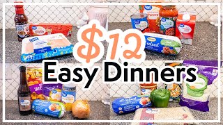 $12 Easy Dinners | What's For Dinner 2022 | Stuffed Pepper | Kung Pao Spaghetti | Goulash | TaterTot