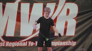 Finn Radaich — 1A Sport — Ages 13 to 17 —  1st Place — Midwest Regionals 2024 Yo Yo Contest