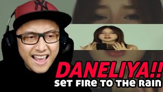 🇰🇿 DANELIYA TULESHOVA - SET FIRE TO THE RAIN (ADELE COVER) | REACTION