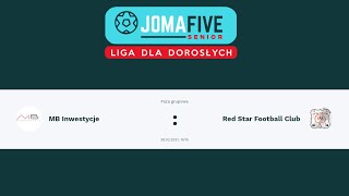 Zima 2021: MB Inwestycje 4 - 5 Red Star Football Club