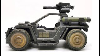 1/25 JOYTOY Mecha Rhinoceros Scout Vehicle And US Army City Police Soldier Figure Anime Model