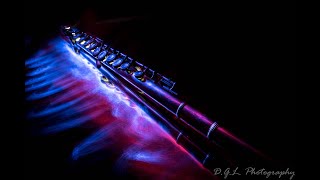 Lightpainting a Flute