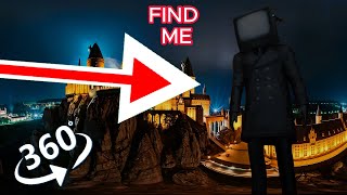 FIND  Skibidi Toilet. Tv Man With Blue Gun- looking for a challenge 360° VR video