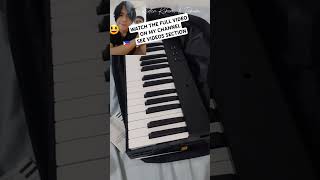 Foldable Piano Unboxing | Sound Check #Shorts Folding Piano Rider Kikomi & Baby Takumi