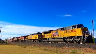 [HD] Let the Winter Madness begin on the Union Pacific Sunset Route in Arizona! Part 1