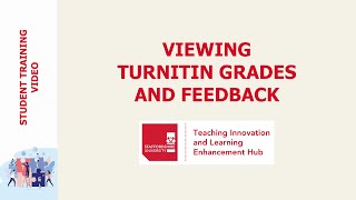 Viewing Turnitin grades and feedback