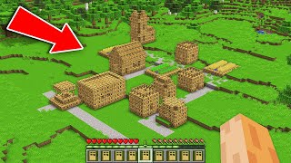 How I build this Secret DOOR Village in My Minecraft World ??? New Door Block Generation !!!