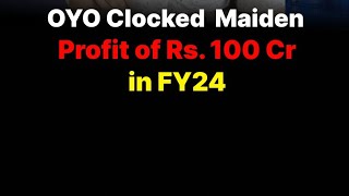 WATCH NOW!!! OYO  clocked it's first profit