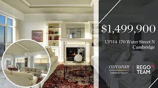 Luxury Penthouse | Beautiful Panoramic Views Of The River | UPH4 -170 Water St N | Cambridge