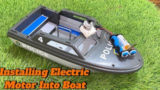 How To Make A Battery DC Motor Boat Easy Science Project