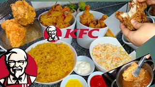 طريقة عمل دجاج كنتاكي- و الريزو و سلطة كول سلو🍗🍗 KFC