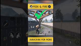 peek & fire tutorial🧠 #tdm #peek&fire #pubg #bgmi #youtubeshort #youtubeshorts #pubgmobile #viral