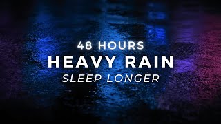 Heavy Rain for Sleeping - Rain Sounds for FAST Sleep & insomnia