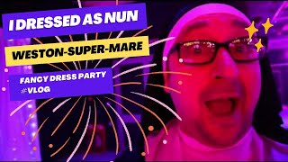 Unbelievable Skateboarding Nun at Fancy Dress Party | Weston-Super-Mare Vlog