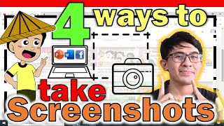 4 SCREENSHOT TRICKS YOU MIGHT NOT KNOW | HOW TO TAKE SCREENSHOT IN WINDOWS 10 LAPTOP | DIRECT SAVE