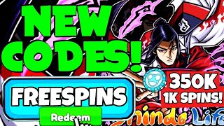 NOVOS CÓDIGOS 1000 SPINS e 350K RELL COINS!! UPDATE 239 no SHINDO LIFE SHINOBI LIFE 2 -  Bronzer_BR