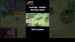 Greninja - skill combos #pokemonunite #shorts