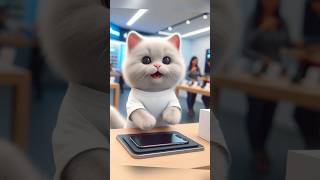 Cute kitten buy iphone 16 pro max #cutecat #catstory #cat #shorts