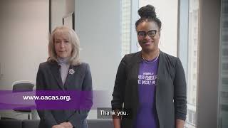 Minister Fullerton and Nicole Bonnie, Dress Purple Day 2022