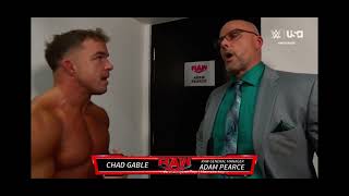 Uncle howdy message and chad gable and Adam perce segment