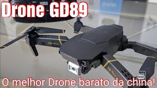 Drone GD89!!MUITO BARATO! Mas vale a pena?Unboxing