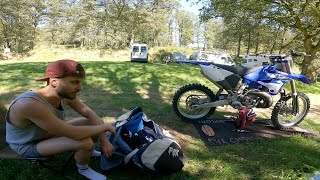 La 250 YZ à Bitche (Grosse chute)