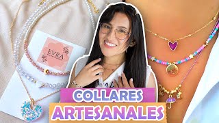 COLLARES ARTESANALES PASO A PASO, FACILES Y ELEGANTES, NO PODRÁS CREER EL RESULTADO