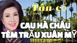 Tân cổ. CAU HÀ CHÂU TÊM TRẦU XUÂN .Của cố SG. NSND Viễn Châu. Tiếng hát.NSND.Lệ Thủy