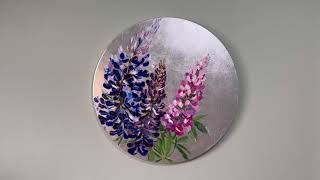 Painting Flowers Lupines