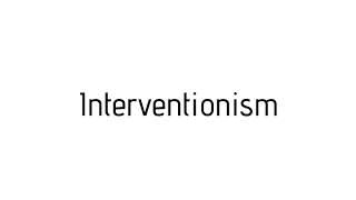 How to pronounce Interventionism / Interventionism pronunciation