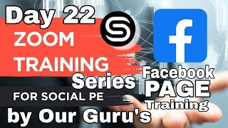 DAY 22  Zoom Training Series #socialpe |By Our Guru's Fb Page Training |हर रोज सिखिये कुछ नया