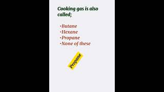 which of the following is known as cooking Gass?#compound #chemistryexamprep #trending #viral