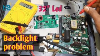 Led Lcd Tv backlight problem repair by Nurnobi Electronics