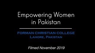 Empowering Women in Pakistan