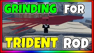 Grinding For Trident Rod in Fisch | Roblox Fisch