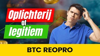 BTC Reopro Ervaring 2024 – Oplichterij Of Legitiem?🤔 Top 10 Crypto Trading Strategieën 2024 💯