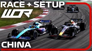 WOR F1 23 China RACE + SETUP - S16 T3 💪