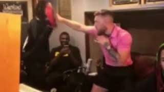 Conor McGregor Spars With The Migos