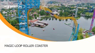 Magic loop roller coaster ride - Beston Rides #bestonrides #rollercoaster